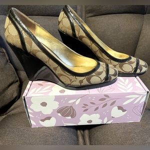 Coach Kerryann Wedge Shoes